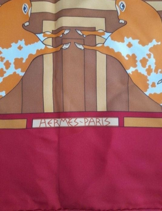 Esarfa matase naturala, Hermes, 1000 lei