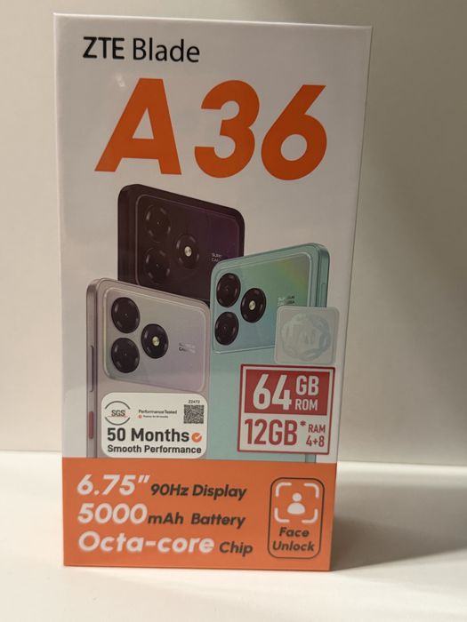 Zte A36 Black 4+64
