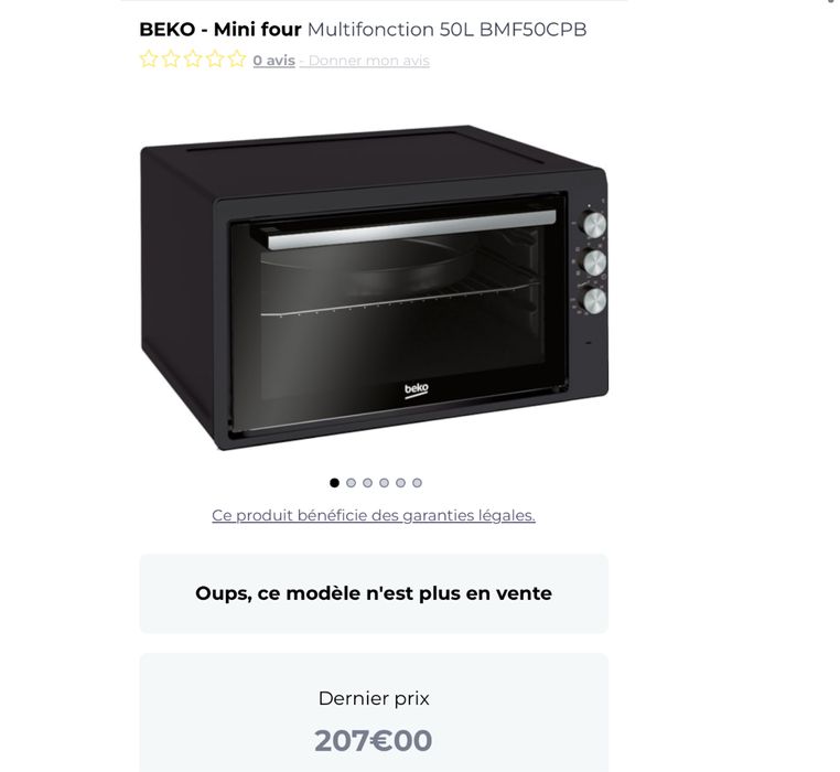 Minicuptor Beko BMF50CPB