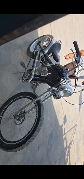 Вело Скутер Харлей Девидсон на бензине и на педалей