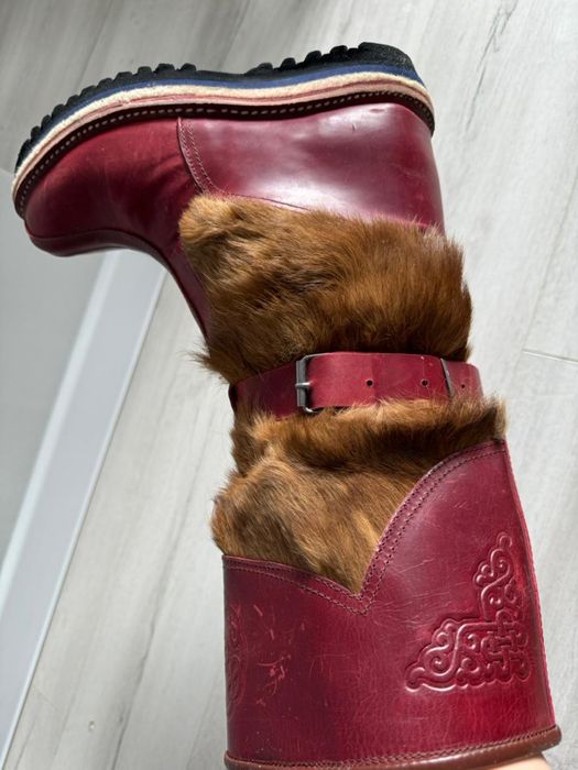 Унты, натуралтный мех волка