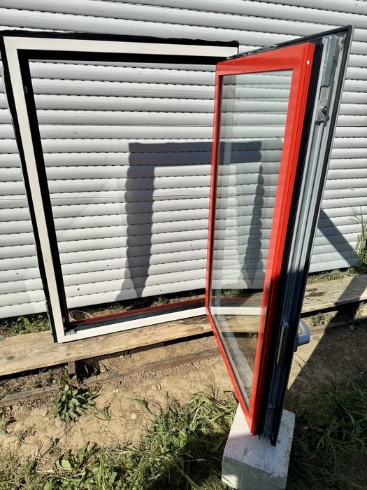 USA INTRARE FIRMA CASA Fereastra Alu industrial hala garaj H 210 x L  112 Garantie