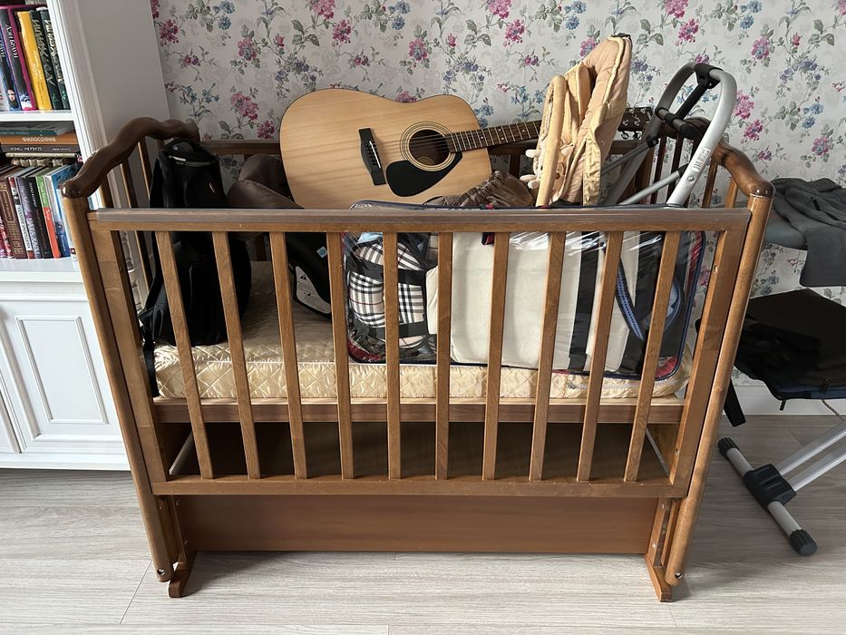 Кровать Детская б/у, дерево