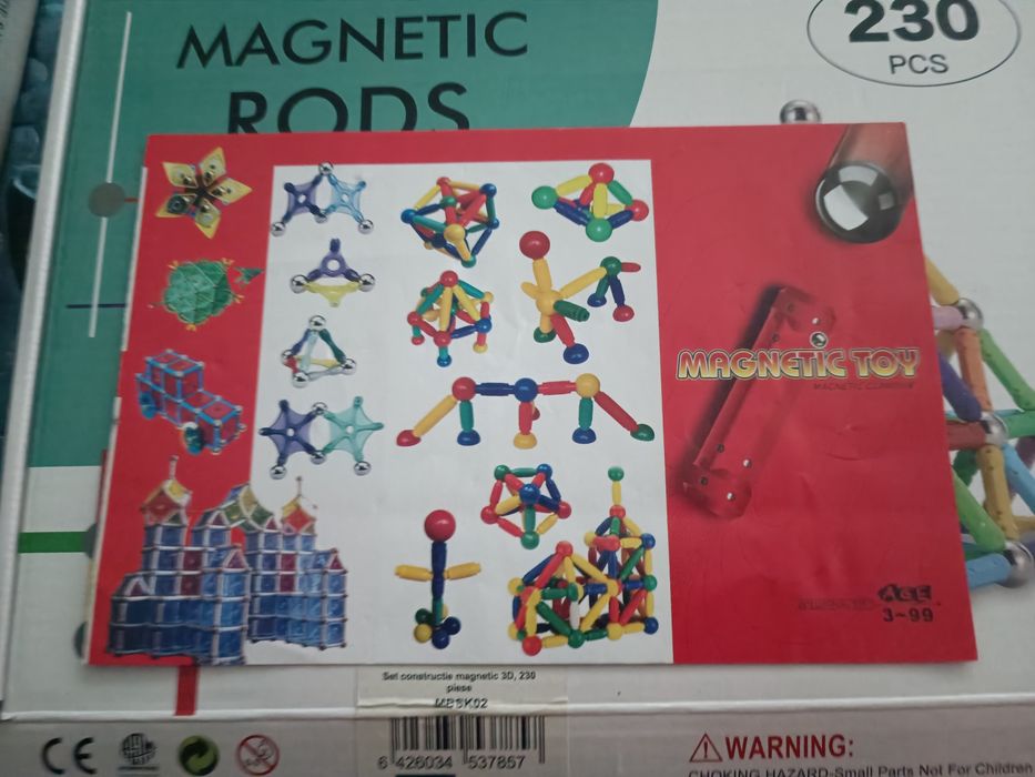 Magnetic roads.  Joc creativ pentru copii de la șase ani în sus