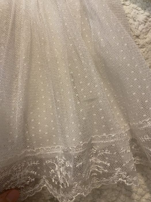 Детское платье белое