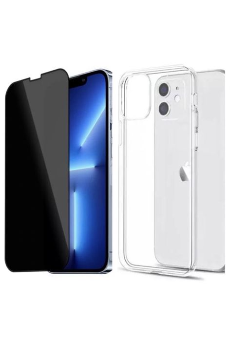 Iphone 13/14/15/16E/17/18 PRO MAX Husa Airo Slim 0,25mm + Folie Sticla Co