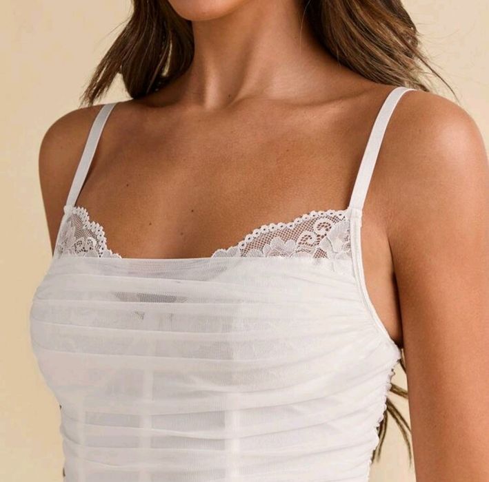 Дамски потник, стил корсет с вграден сутиен с банели