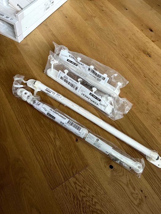 Нови: Рафтове и закачалки Ikea KOMPLEMENT, MOSSLANDA, HJÄLPA