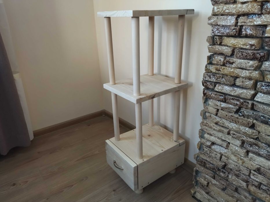 Ръчно изработена етажерка ( НАТУРАЛНА ) !