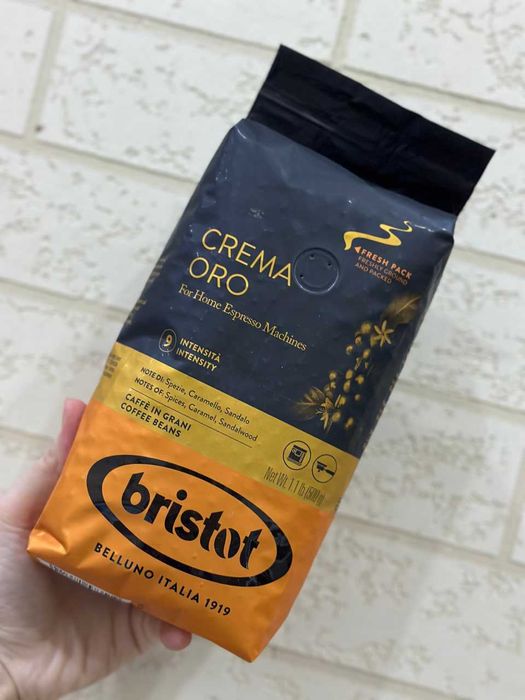 Зерновой и молотый кофе Bristot из Италии. Оптом и в розницу.