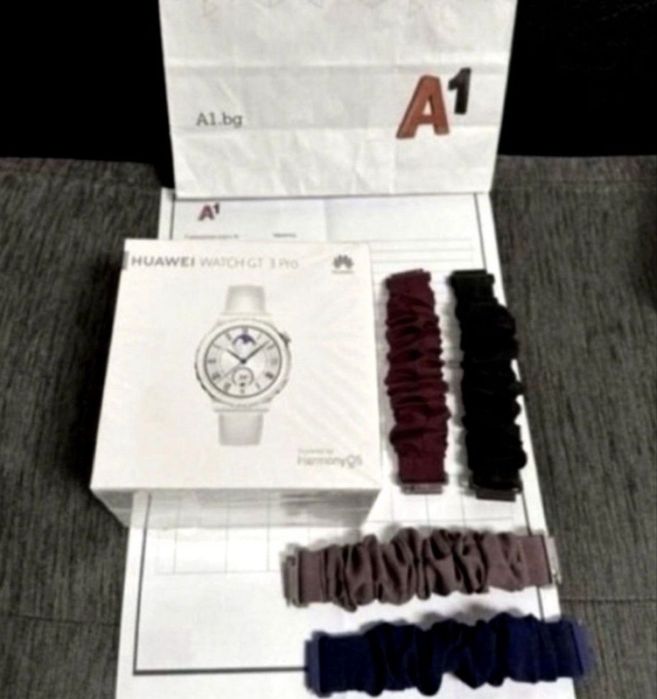 41mm Huawei watch GT 3 Pro | GT3 Гаранция A1 2025 Ceramic White | Бял