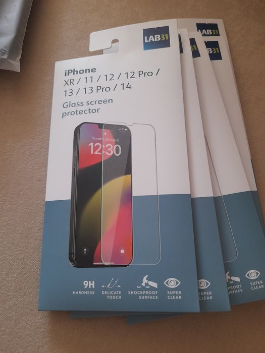 Комплект силикон кейс и протектор - iPhone 12 13 pro