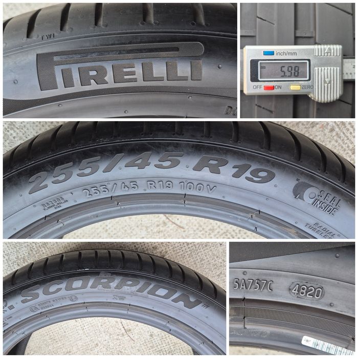 O bucată 255/45 R19 vară - una Pirelli