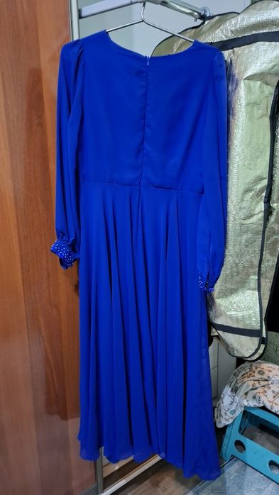 Турецкая платье  синий очень хорошый