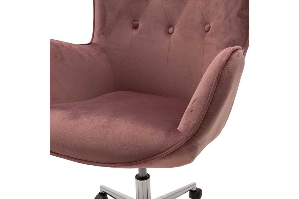 Офис стол Puzzle-home Kido, 3 цвята, Кадифе, 64х72х100см, ПРОМО!