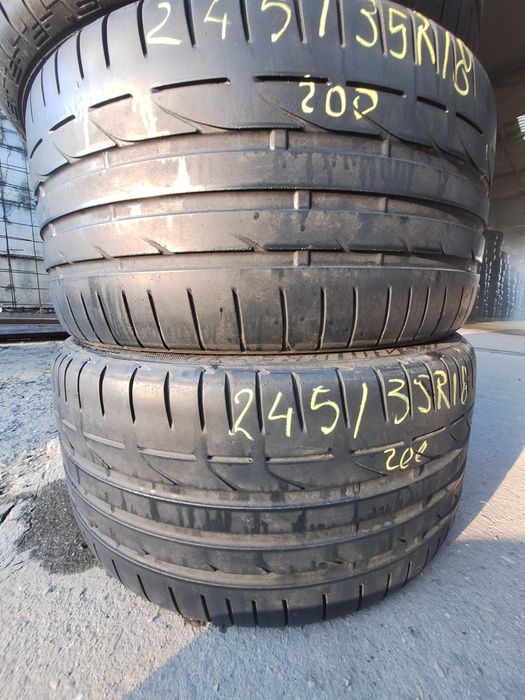 2 anvelope vara 245/35r18 Bridgestone rft runflat Montaj Gratuit