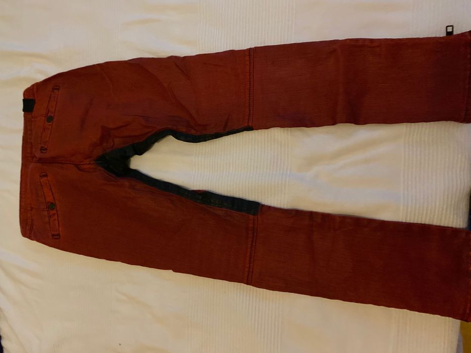 Дънки с кожен ефект Replay 25 номер