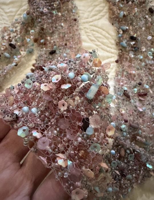 Шарфик из бисера