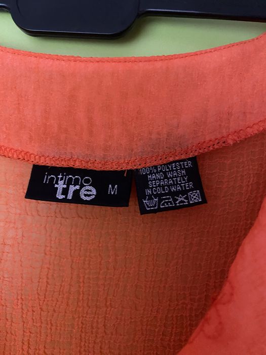 Bluza de vara portocaliu-corai