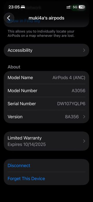 Airpods 4 anc - 1 година гаранция