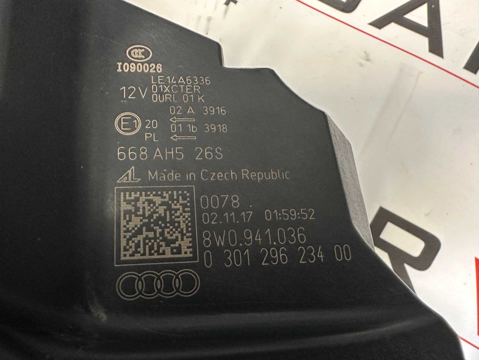 Фар фарове десен Audi A4 B9 Matrix LED far farove Audi А4 Б9 Матрикс