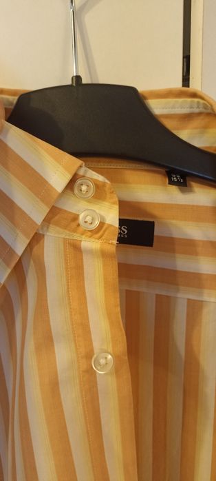 Cămașă elegantă bărbați Hugo Boss, 100% bumbac, mărime guler 39
