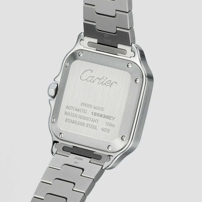 Cartier Santos de Cartier Medium Yellow Gold & Steel Diamond W3SA0007