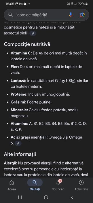 Lapte de măgăriță