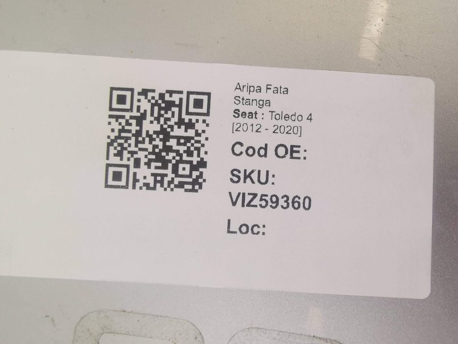 Ляв преден калник / Лев преден калник Seat Toledo 4 [ - ] Оригинален