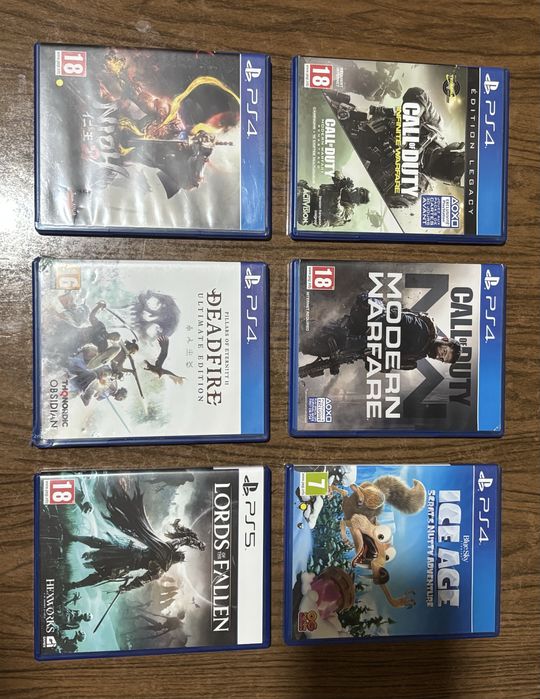 Оригинални игри за PS4 / PS5 – Nioh, Call of Duty, Deadfire, Lords of the Fallen, Ice Age