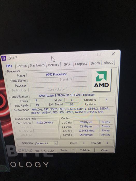 PC high end AMD Ryzen 9 7950X3D