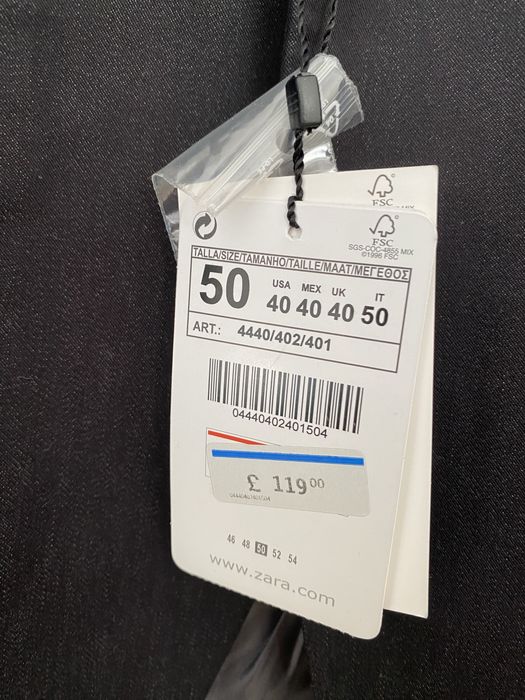 Zara костюм шим Английский