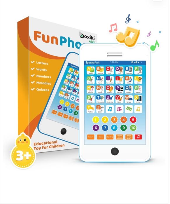 Laptop - Telefon Educativ 6-în-1 pentru Copii 3+ Ani