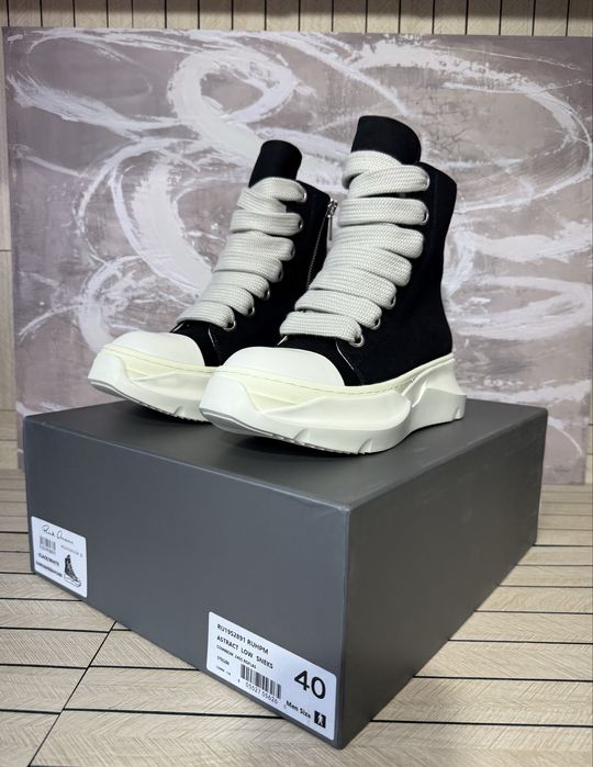 Rick Owens Abstract Jumbo Laces