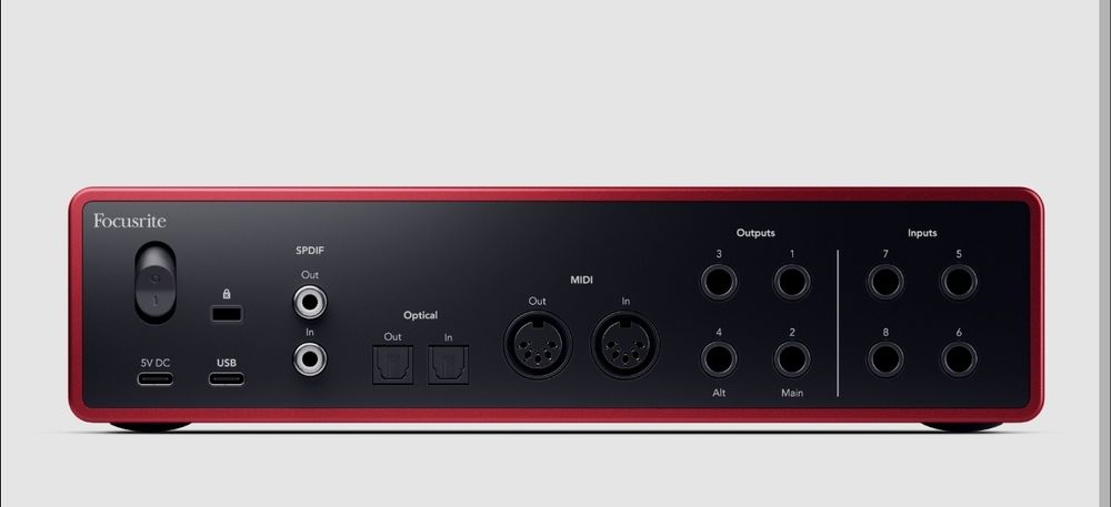 Focusrite 4th generation Scarlett 18i16
Usb audio interface
Focusrite