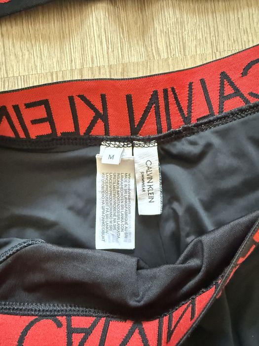 Дамски бански calvin klein, черен, комплект