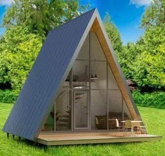 Vând cabane tip A frame