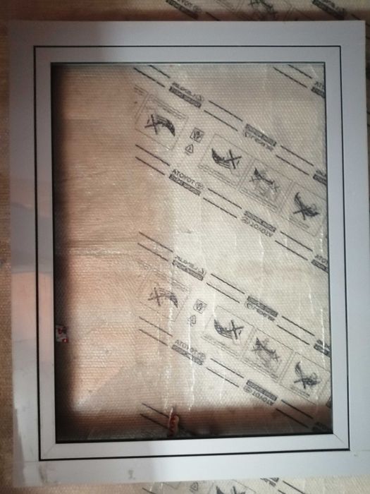 Окно алюминиевое витражное