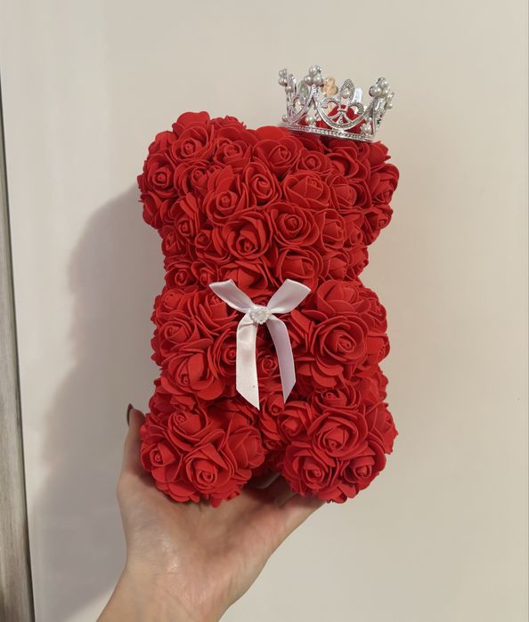 Ursulet din trandafiri de spuma