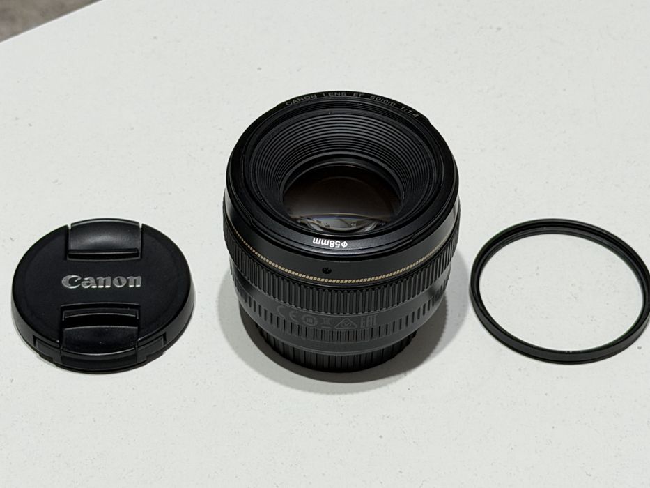 Obiectiv Canon EF 50mm f/1.4 USM – stare foarte bună