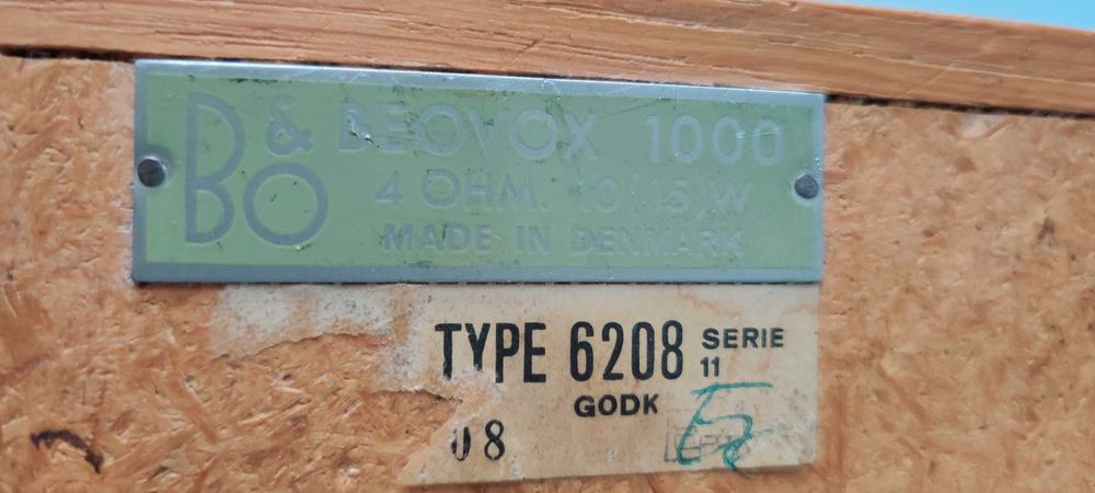 Beovox 1000 Teak boxe 2 cai 4 ohmi 10W arta colectie lemn tec boxe