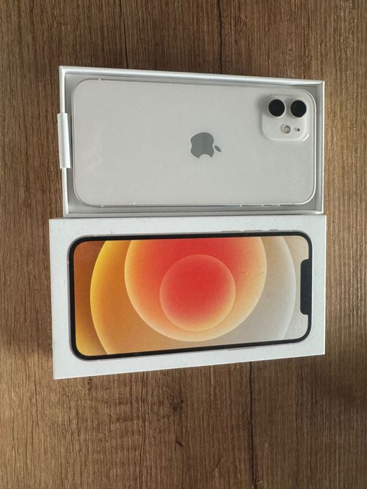 iPhone 12, 128 GB, бял, 82% батерия