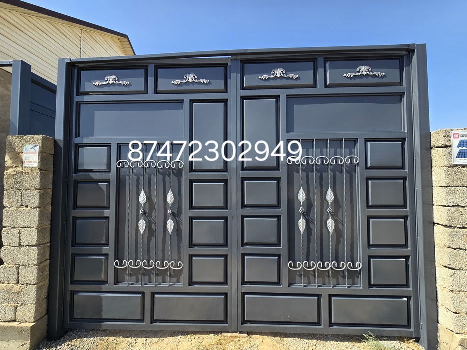 Покраска ворот крыш