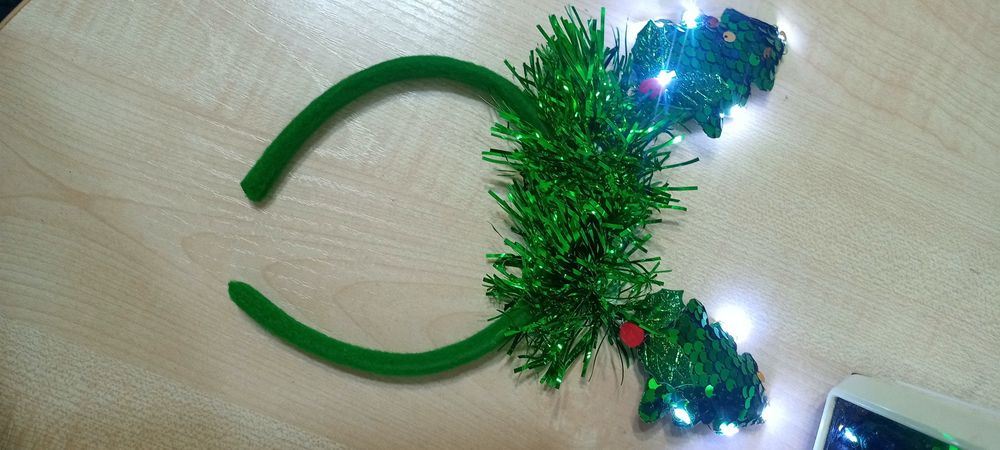 Ободок Ёлочки светящиеся