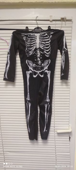 Детски маскараден костюм Скелет – размер 6 г.