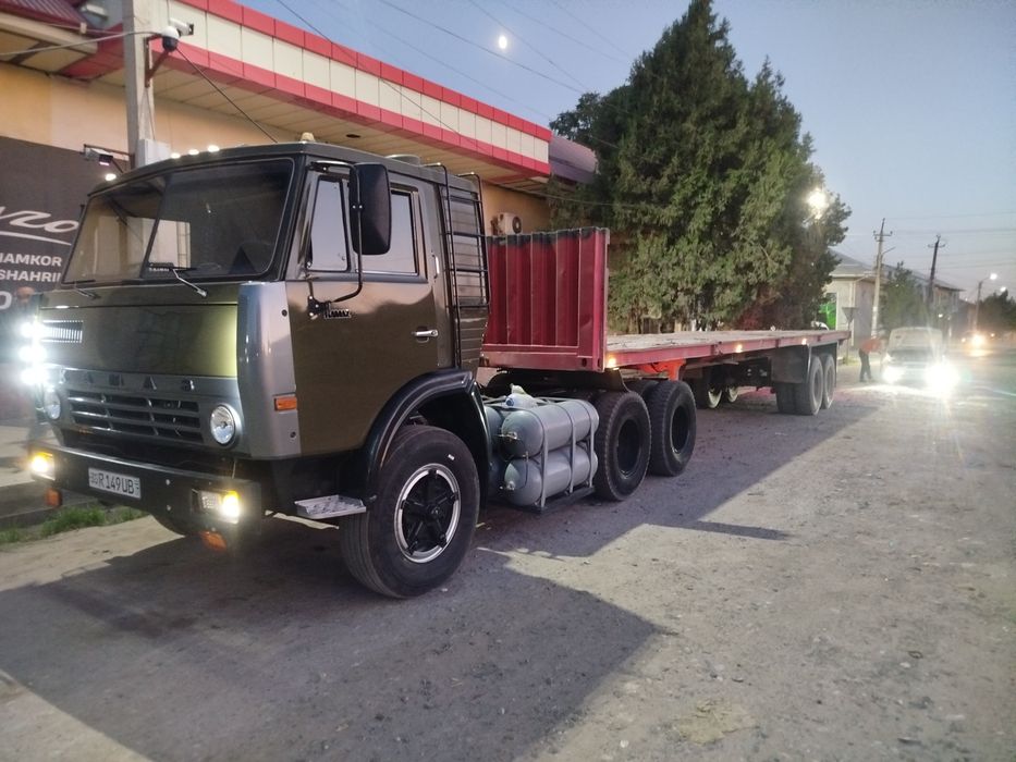 КамАЗ тегач + прицеп