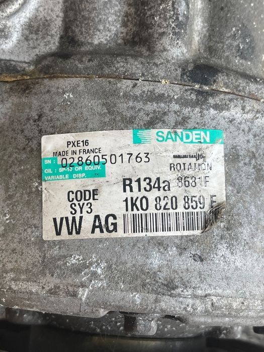 Compresor Ac Volkswagen Passat 3C2 2005 - 2010 1.9Tdi 1K0820859F