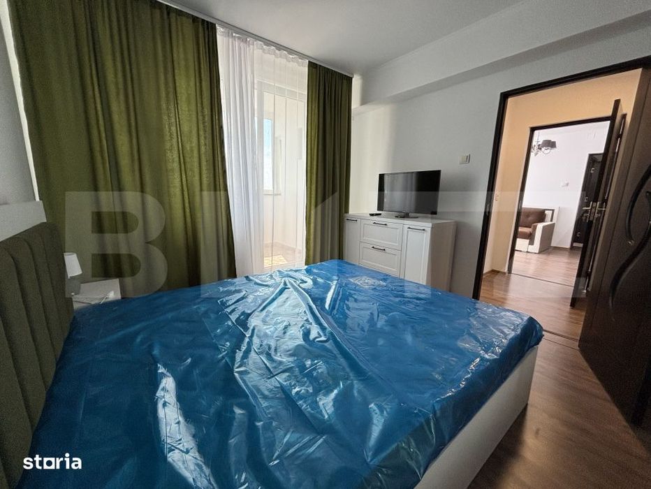 Apartament modern de inchiriat, 50 mp, complet mobilat si uitlat