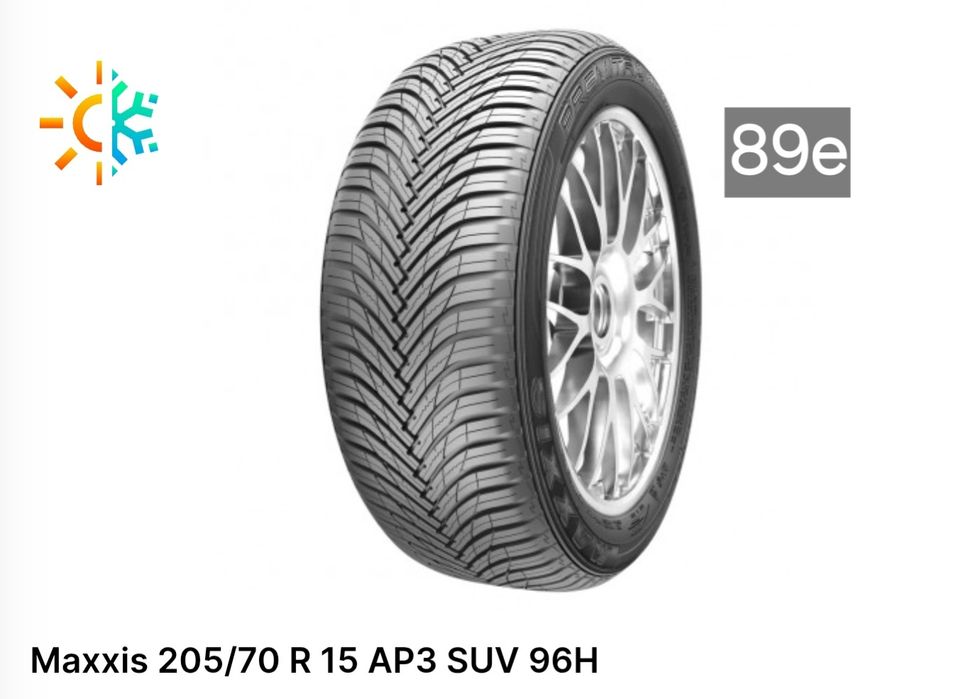205 70 15 А/Т MAXXIS 5 варианта Замъка Ямбол