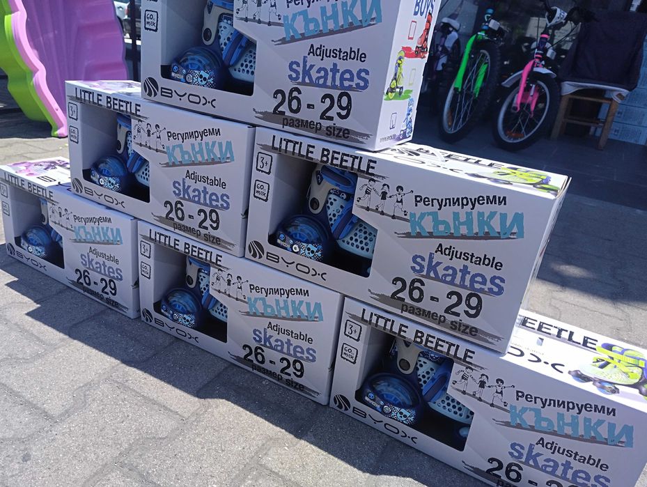 BYOX Детски кънки XS Little Beetle 26-29 Blue Boy